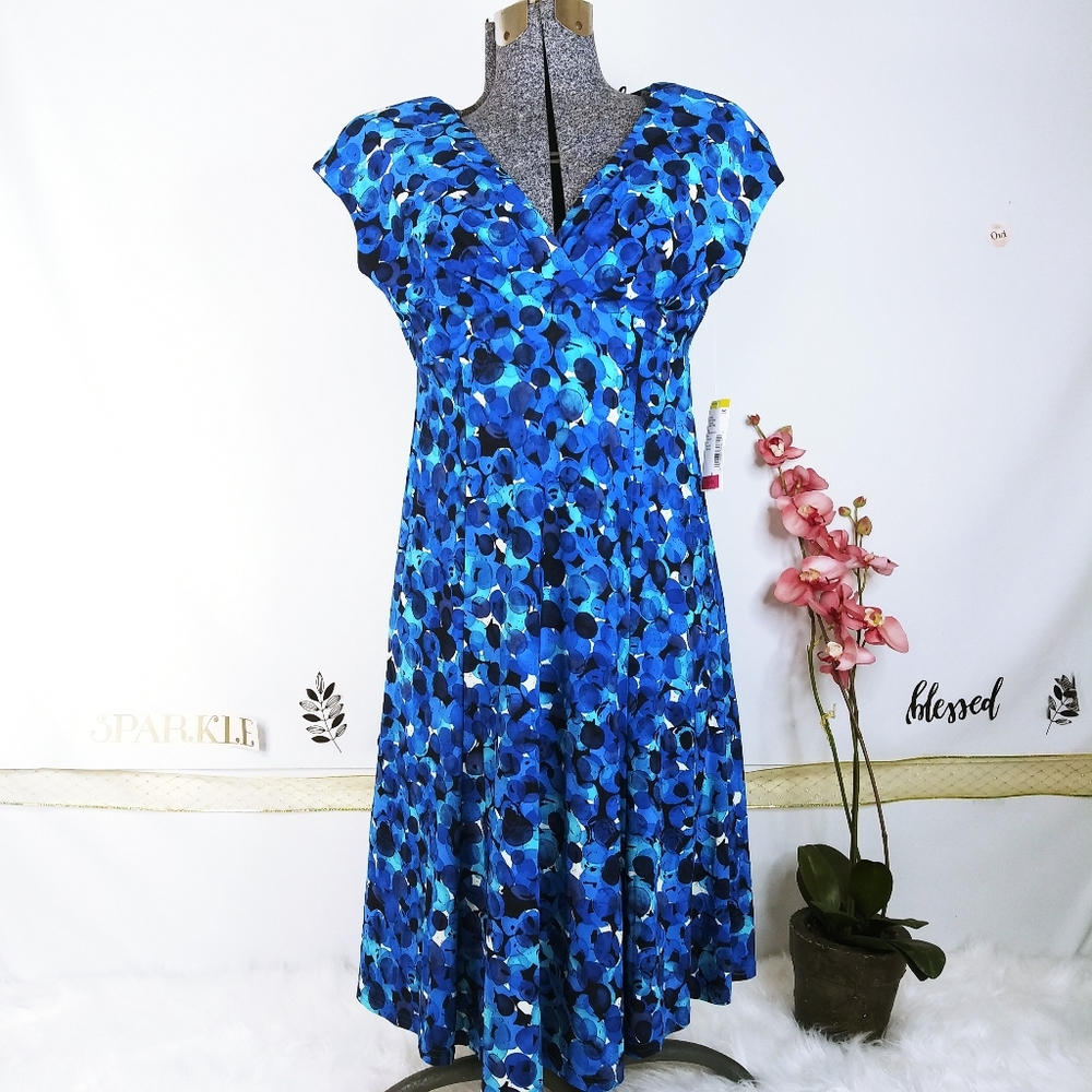 René Rowan blue dress size 6
